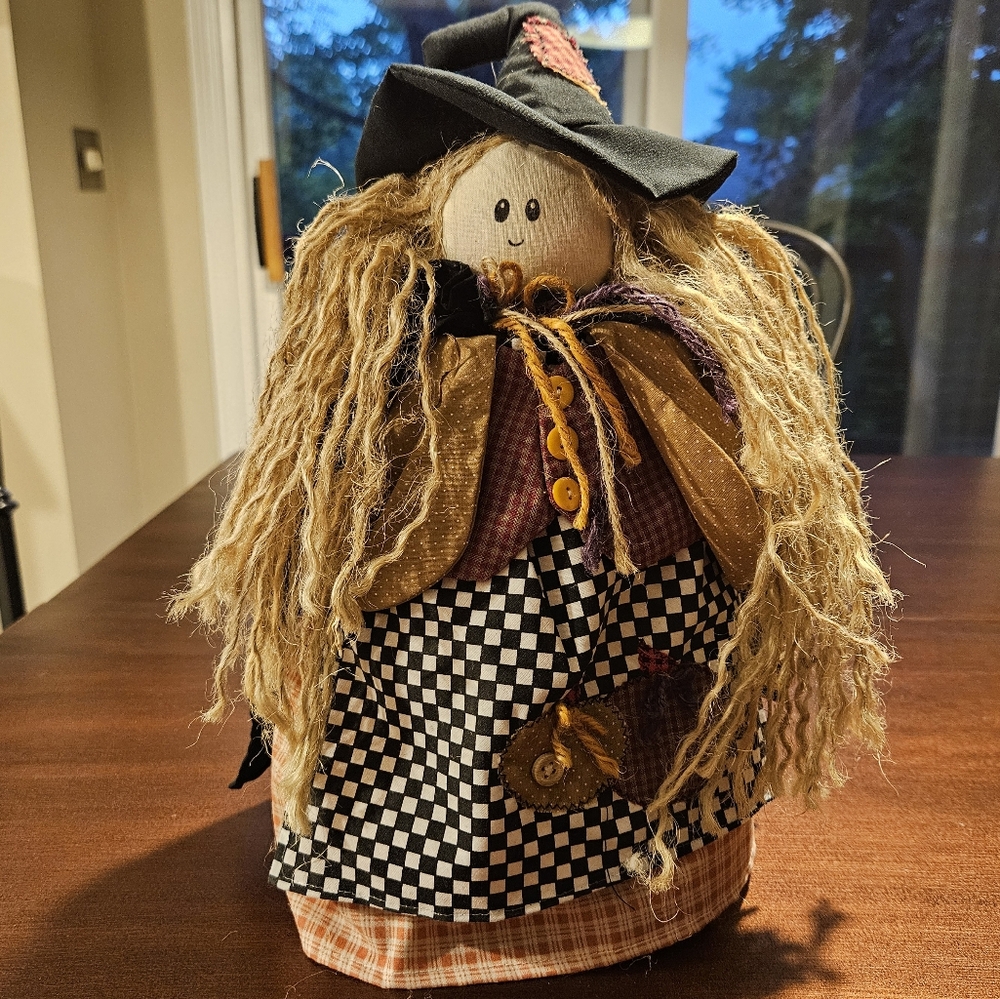 Country Harvest Witch Halloween All Hallows Eve Autumn Fall Vintage